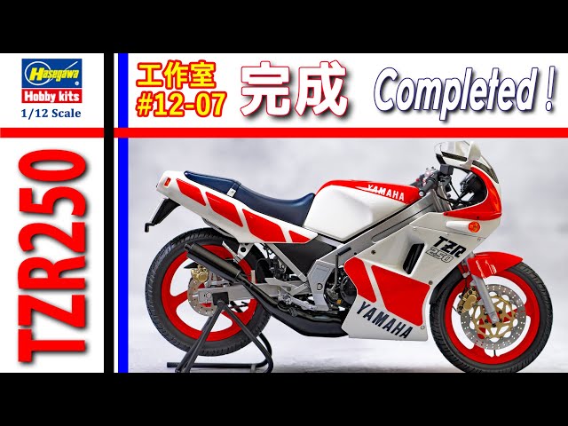 Hasegawa YAMAHA TZR250 (1KT) Completed! Motorcycle Plastic Model