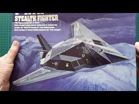 Academy 1/48 F117A Stealth Fighter - Kit Review - YouTube