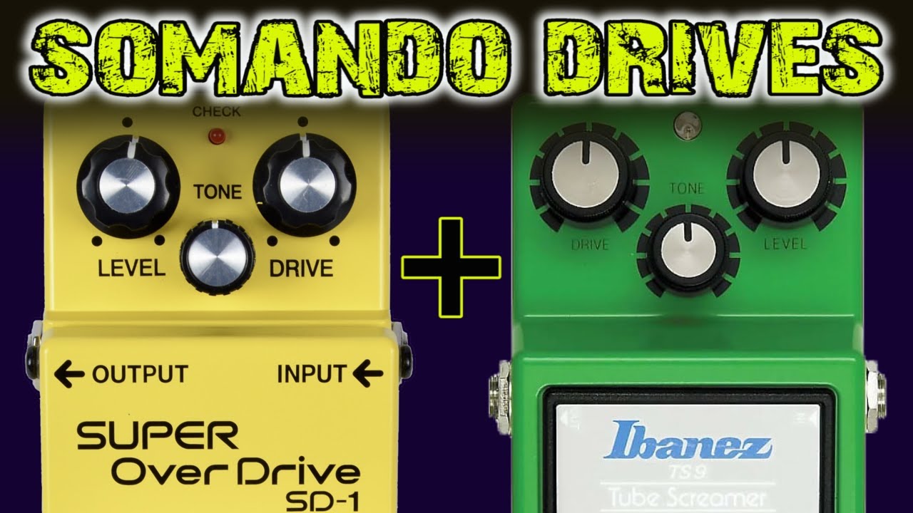 Somando Drives! Boss Super OverDrive SD1 + Ibanez TS9 Tube