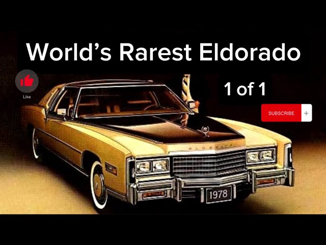 World's Rarest Eldorado - 1 of 1! 😳 - YouTube