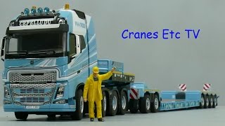 WSI Volvo FH4 + Nooteboom Low Loader 'Cepelludo' by Cranes Etc TV