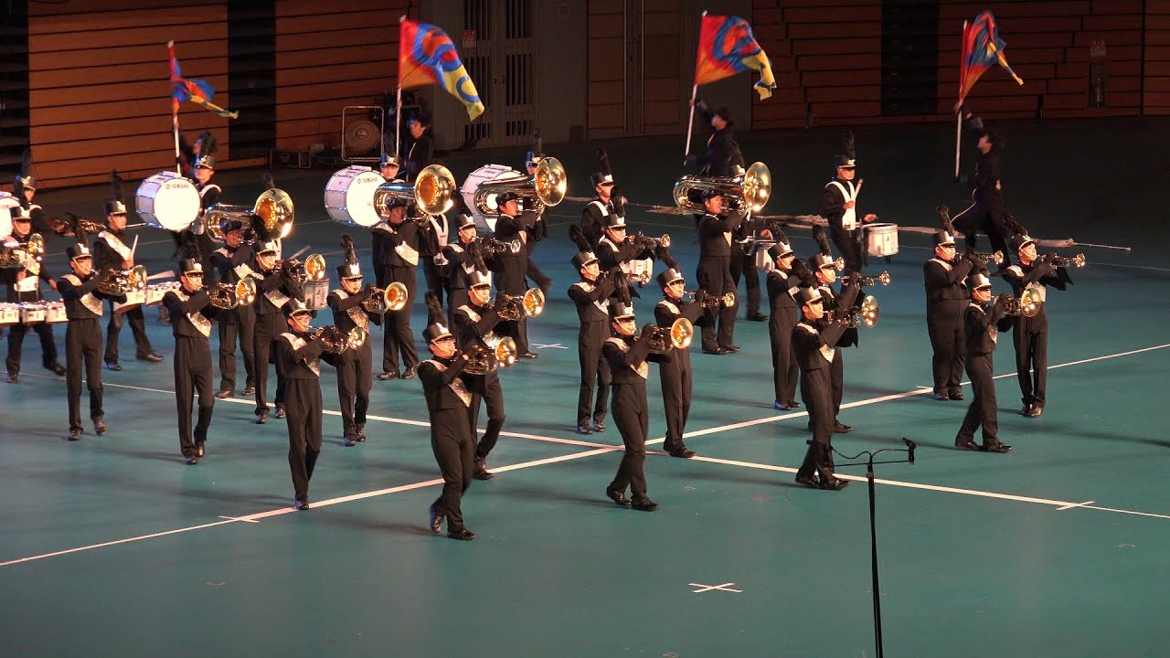 4K]ナゴヤマーチング＆バトンウェーブ'14 愛知産業大学高等学校