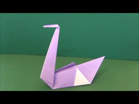 白鳥」折り紙