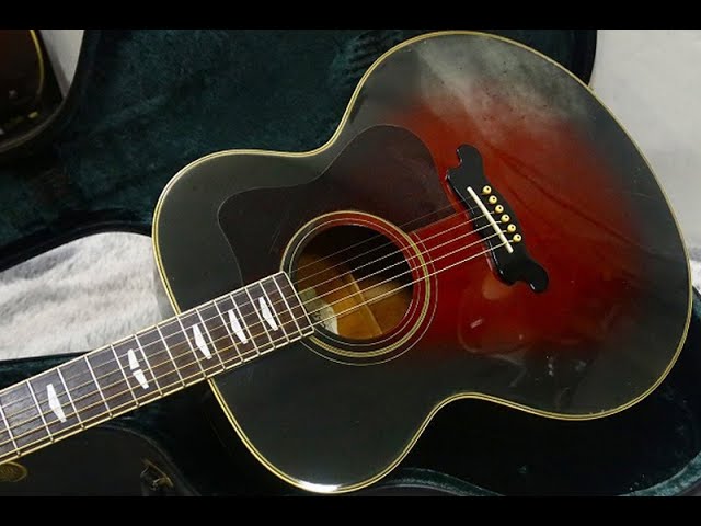 Vintage 1990's made YAMAHA CJ-12 Rare Country Jumbo Size w/HC Made