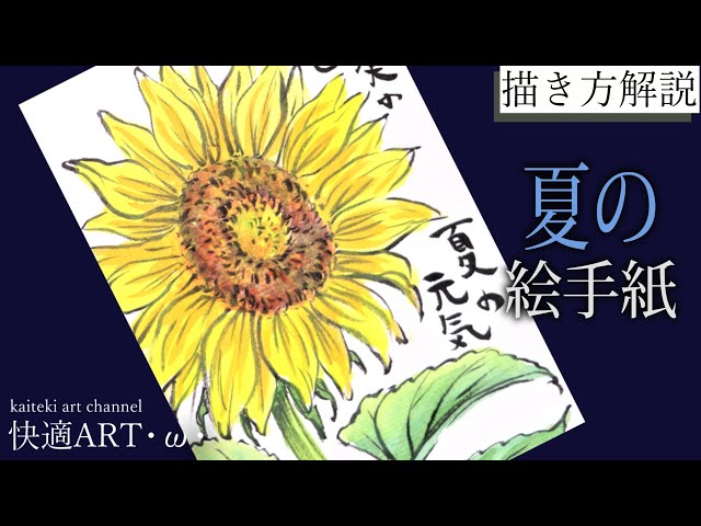 Explanation] 🌻 Summer picture letter 