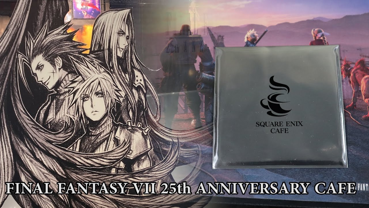 スクエニカフェ FF7 25周年記念カフェに行ってきた！FINAL FANTASY VII
