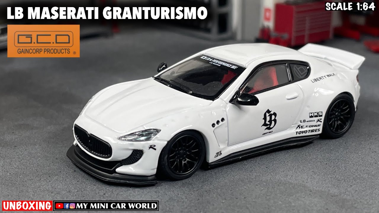 MY MINI CAR WORLD』UNBOXING GCD 1/64 LB MASERATI GRANTURISMO - YouTube
