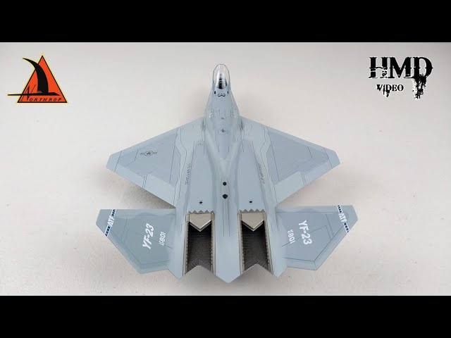 Northrop YF-23 Black Widow II, USAF Stealth Fighter, Hobby Master