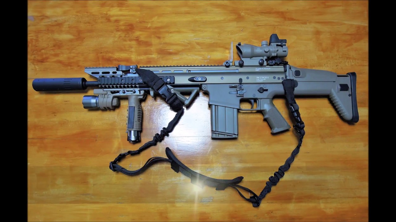 東京マルイ次世代電動ガン SCAR-Hカスタムで20m先の的を撃ってみた