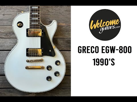Greco EGW9-700 800 1990's les paul custom white made in japan