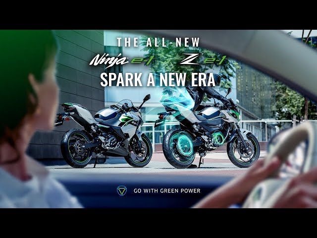 The All-New 2024 Kawasaki Ninja e-1 ABS & Z e-1 ABS EV Motorcycles