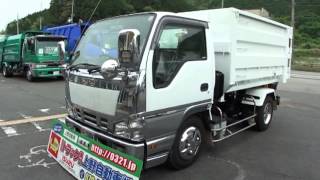 中古トラック エルフアームロール 新明和製 外装 - YouTube