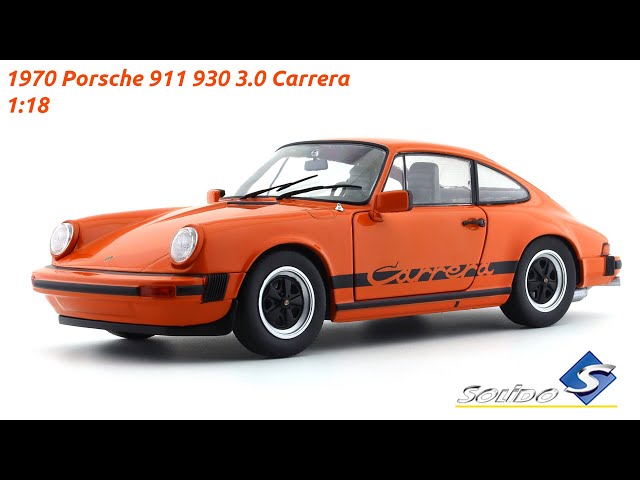 1970 Porsche 911 930 3.0 Carrera orange 1:18 Solido diecast Scale