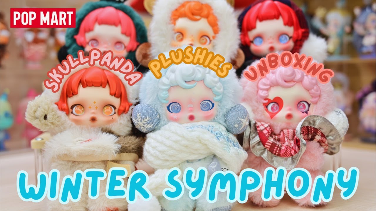 POP MART】SKULLPANDA: WINTER SYMPHONY PLUSH SERIES | FULL SET