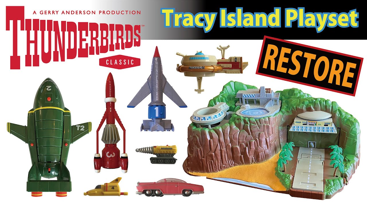 玩具の病院】サンダーバード基地 修理動画【趣味の工作シリーズ】Vivid