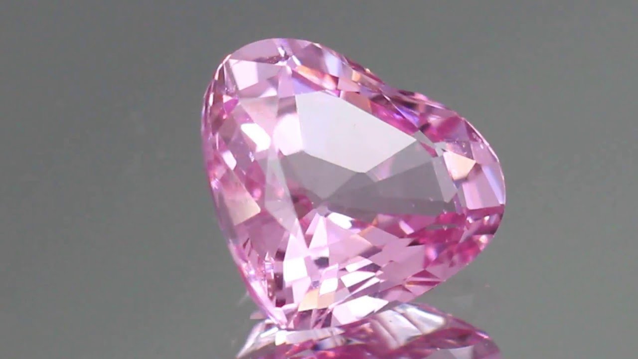 2.05ct天然スピネル【美色ピンク】ハートシェイプ
