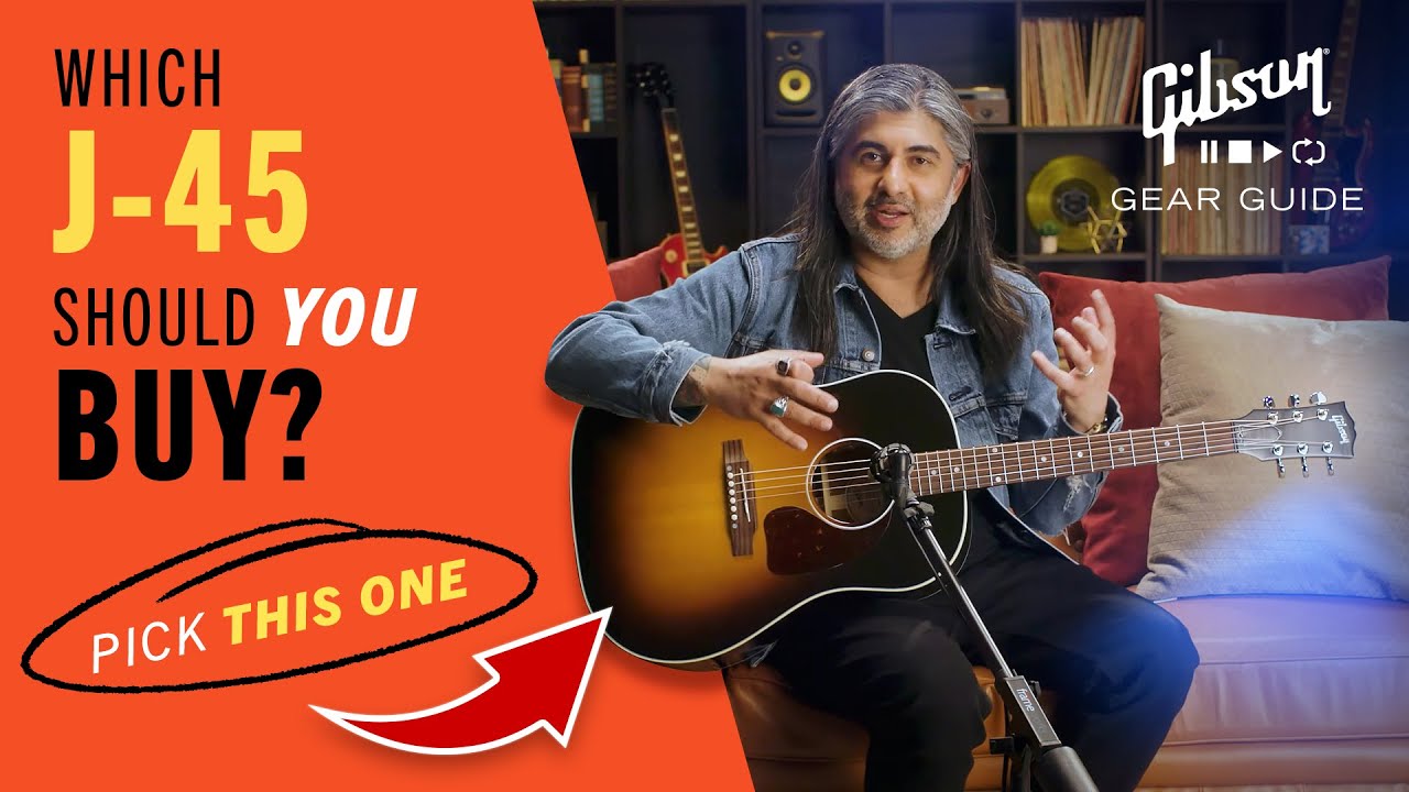Gibson J-45 Acoustic Comparison - Which Should YOU Buy in 2026