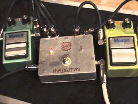 Maxon OOD9 Organic Overdrive versus OSD9 Overdrive Soft Distortion