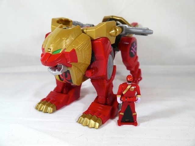 Review: Wild Force Red Lion (Power Rangers Super Megaforce) - YouTube