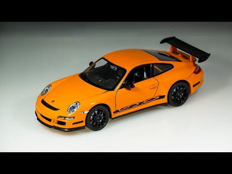 Review Porsche 997 GT3 RS by Welly 1:24 - YouTube