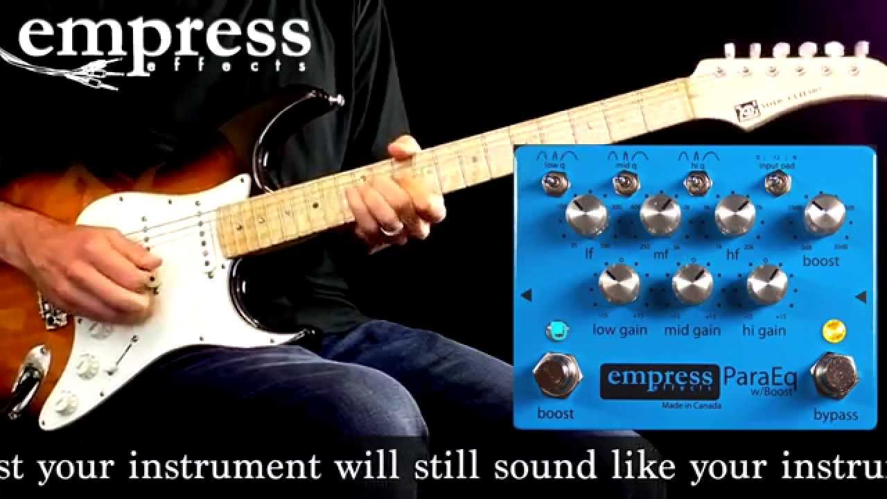 EMPRESS ParaEQ - レコーディング機器並の高音質設計を誇るペダル型