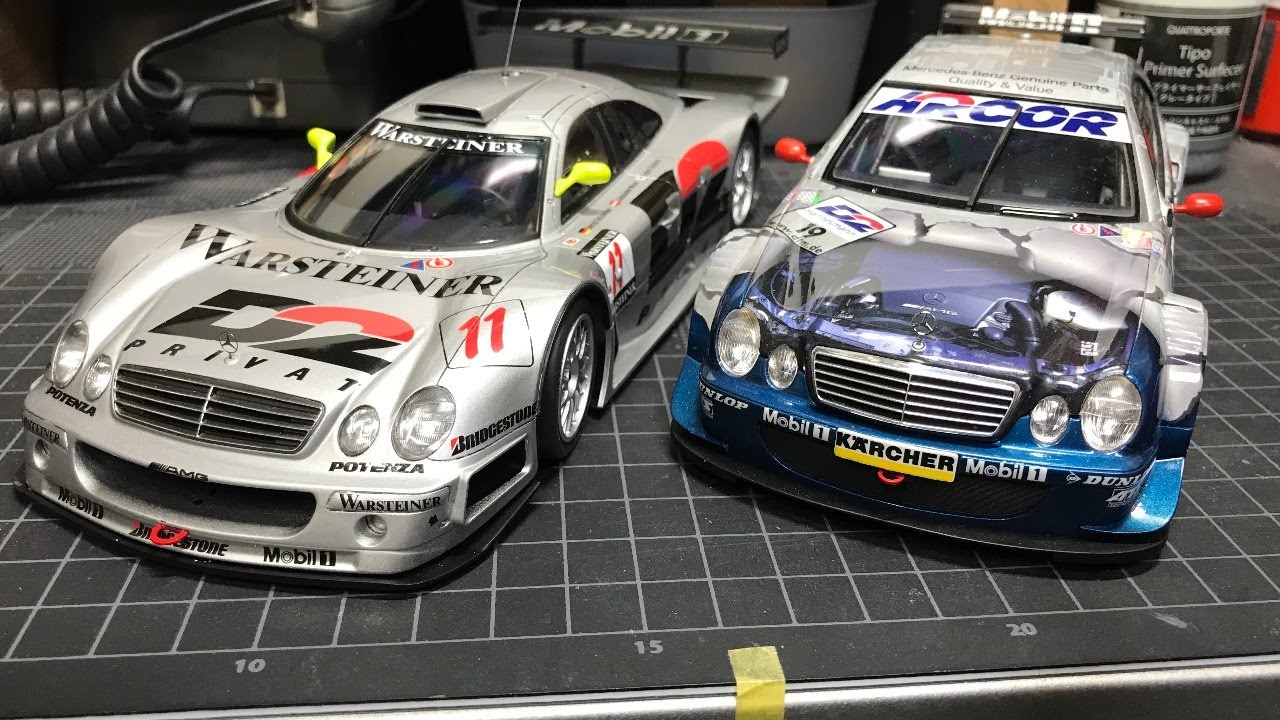 タミヤ メルセデスCLK-GTR & CLK=DTM [Ken-1 Model Car Works] ライブ