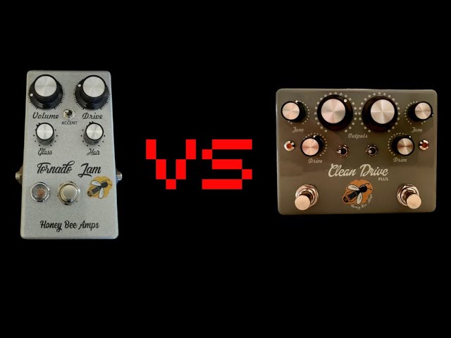 Honey Bee Amps Clean Drive vs Tornado Jam - YouTube