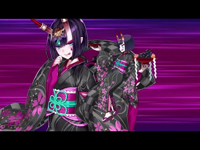 FGO] Shuten-Douji (Sakura Uta Ranman) Noble Phantasm + All Skills