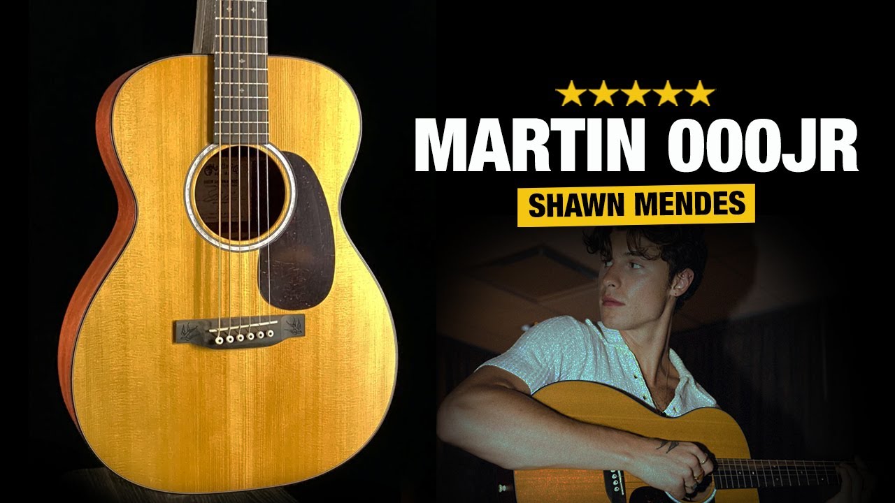 Martin Shawn Mendes 000JR Signature Guitar - YouTube