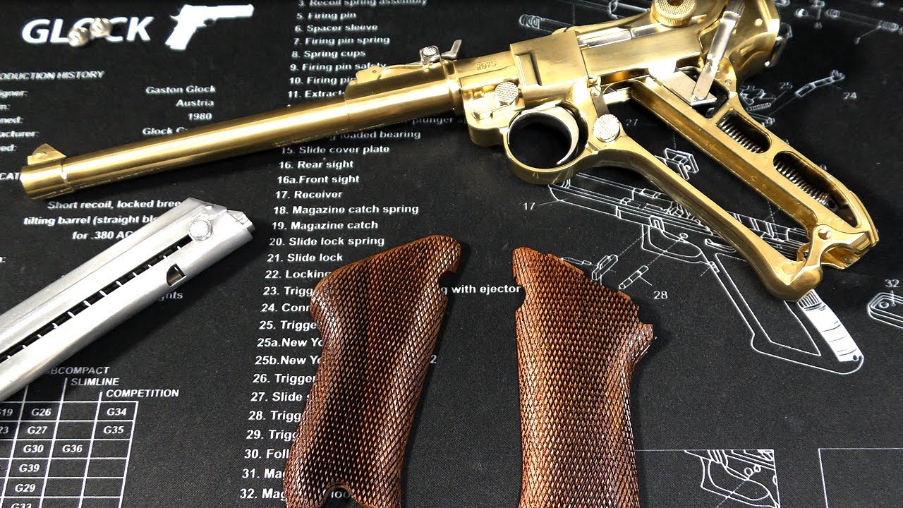 雑談】マルシン金属モデルガン・Luger（ルガー）P08をちょっと眺めてお