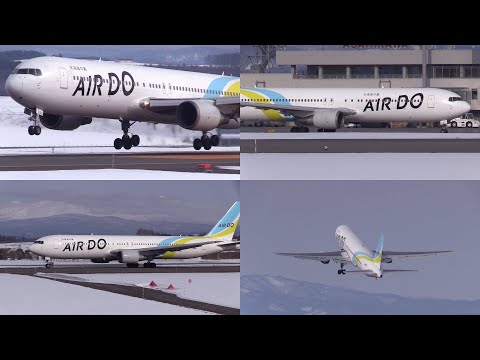 24/02/25 旭川空港 エア・ドゥ AIRDO Boeing 767-300ER (JA612A