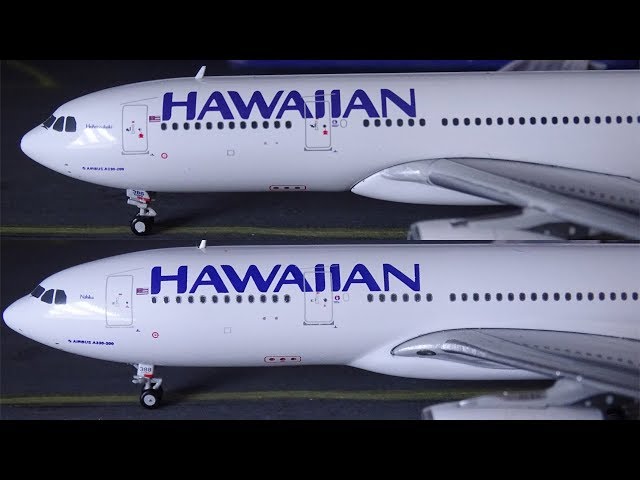 REVIEW #9: GeminiJets 1/400 Hawaiian Airlines A330-200 *DOUBLE