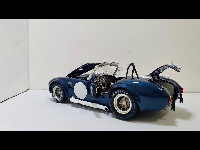 KYOSHO Shelby Cobra 427 S/C Dark Blue 1:18 Scale (Unboxing) - YouTube
