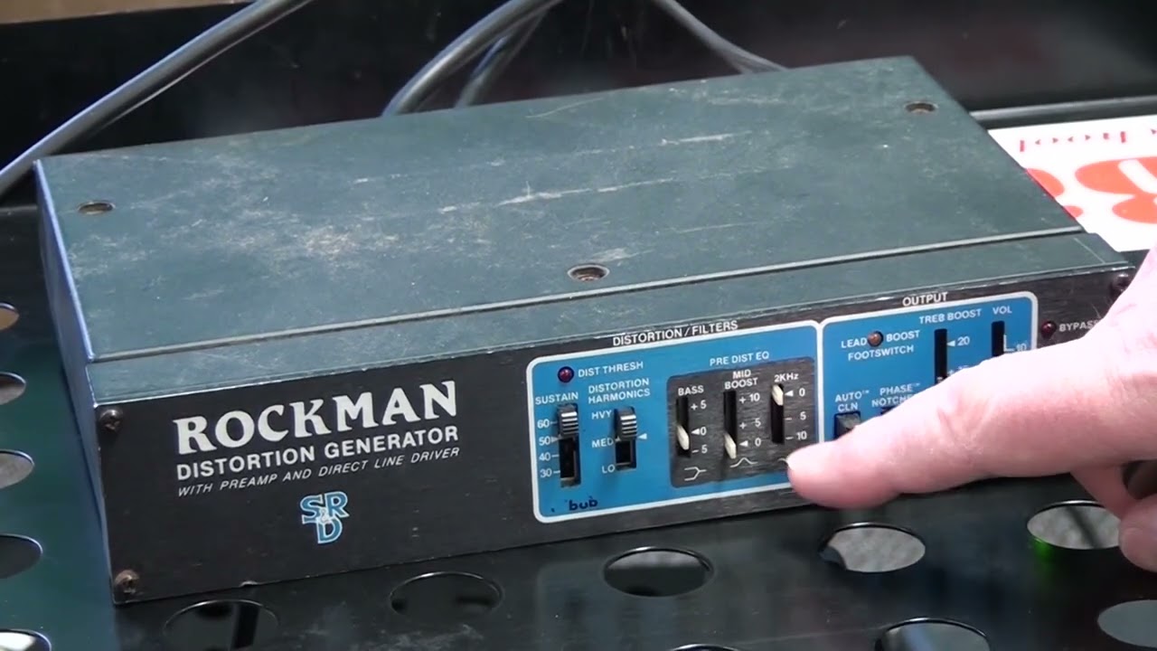Vintage Rockman Distortion Generator!!! - YouTube