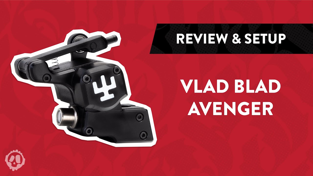 Vlad Blad Avenger Tattoo Machine | Review, Setup & Unboxing - YouTube