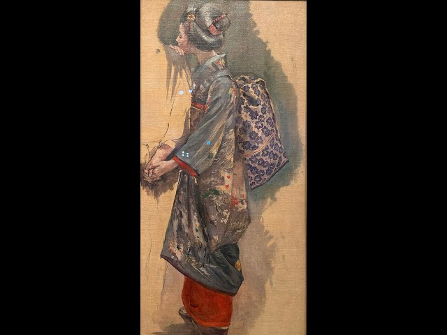 美術品鑑賞第236回【《昔語り》下絵舞妓】黒田清輝‐東京国立博物館収蔵