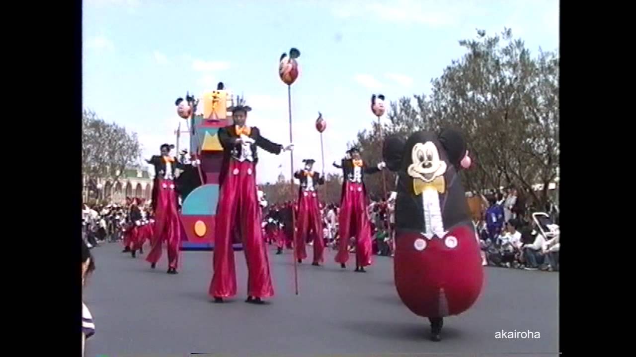 HD]Tokyo Disneyland - Mickey Mania (Parade) 1995 - YouTube