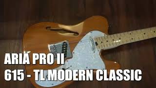 Aria Pro II 615-TL Modern Classic Telecaster Thinline #AriaGuitars