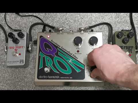 Electro-Harmonix Q-Tron Envelope Filter pedal demo - YouTube