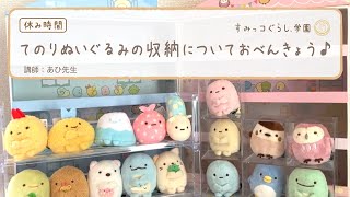 休み時間＞てのりぬいぐるみの収納についておべんきょう♪ - YouTube