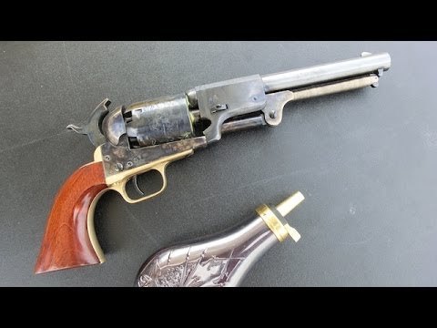 Colt M1848 Dragoon - Percussion Cap Revolver Shooting - YouTube
