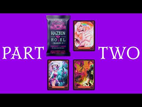 Unboxing Hazbin Hotel Season Two Trading Cards 1st Edition Booster