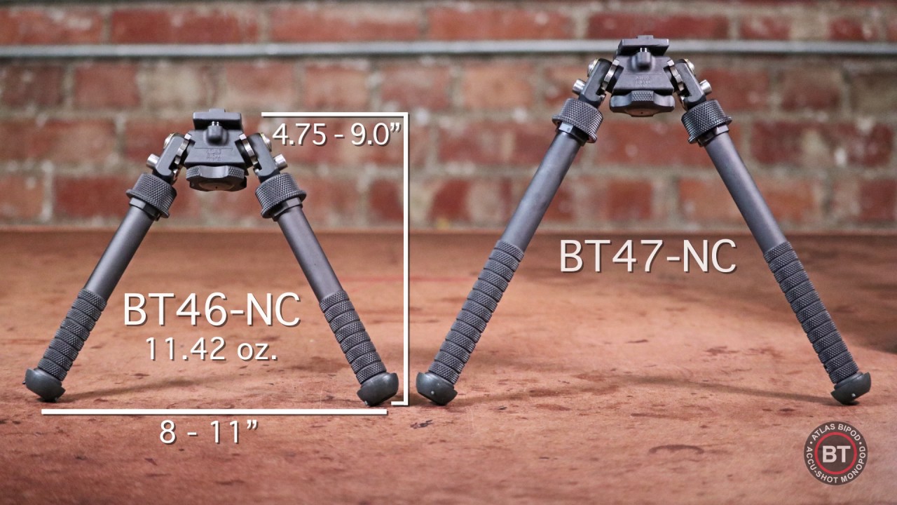 B&T Industries BT46-LW17 PSR Atlas Bipod Standard height with ADM