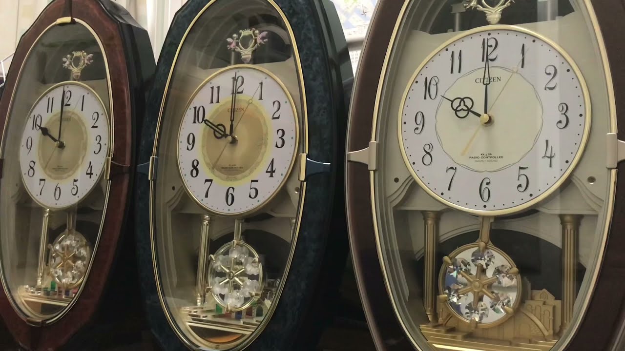 CITIZEN メロディ時計 パルミューズ カラット&M413F - YouTube