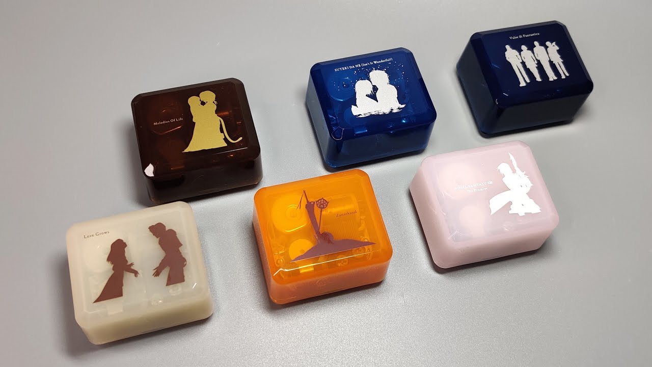 Final Fantasy Music Box VIII IX X XIII XV Unboxing! - YouTube