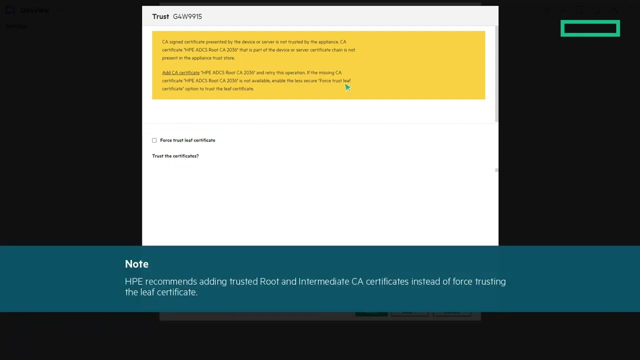 HPE OneView Directory service authentication - YouTube