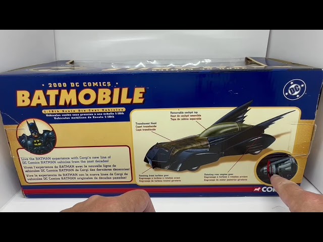 Vintage Corgi 2005 Batman 2000 DC Comics The Batmobile Die-Cast