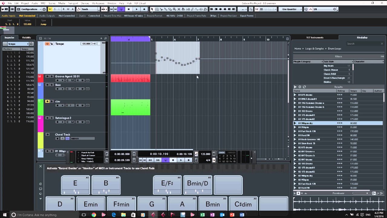 Steinberg Cubase Pro 8.5 DAW Software Demo by Sweetwater - YouTube