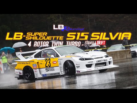 LB-SUPER SILHOUETTE S15 SILVIA 4 rotor twin turbo debut!! - YouTube