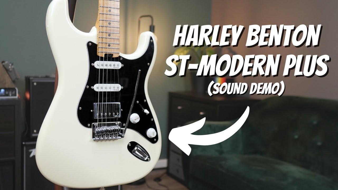 Harley Benton ST-Modern Plus - Sound Demo (no talking) - YouTube